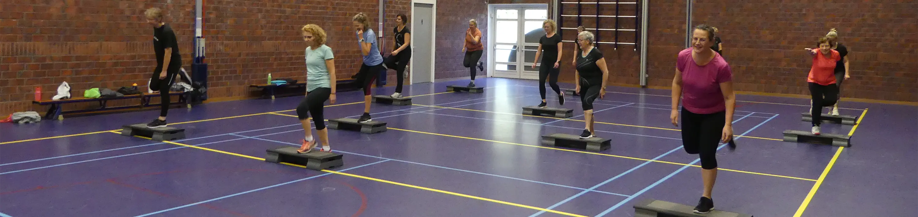 banner van Body work-out dames